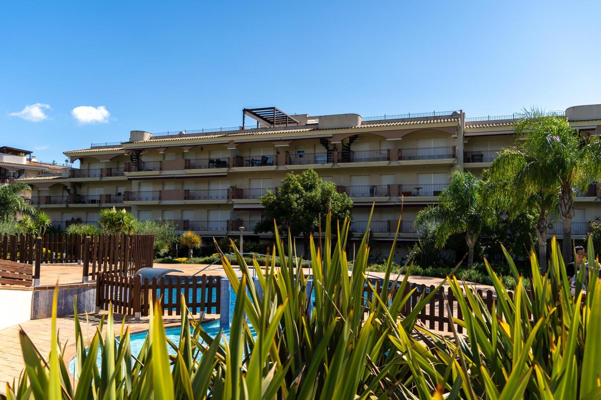 Golden Beach Apartamentos Sant Carlos de la Ràpita Eksteriør bilde
